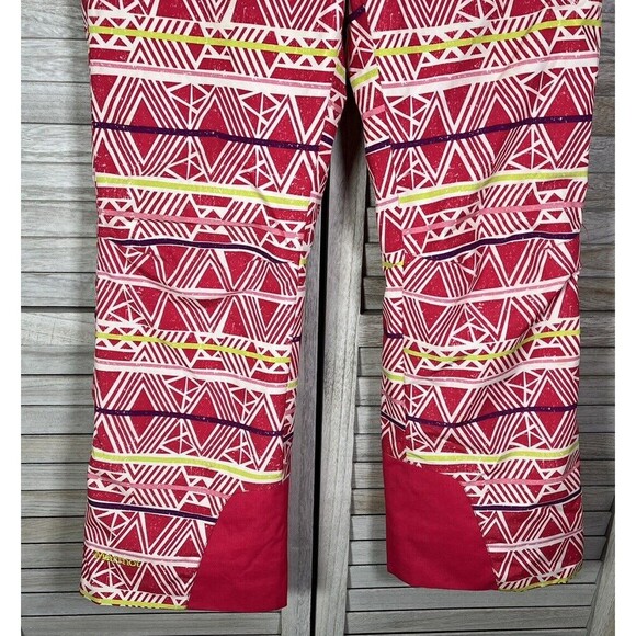 Marmot Youth Girl's XL Insulated Ski Snow Pants - Pink Geometric Pattern - Picture 3 of 12